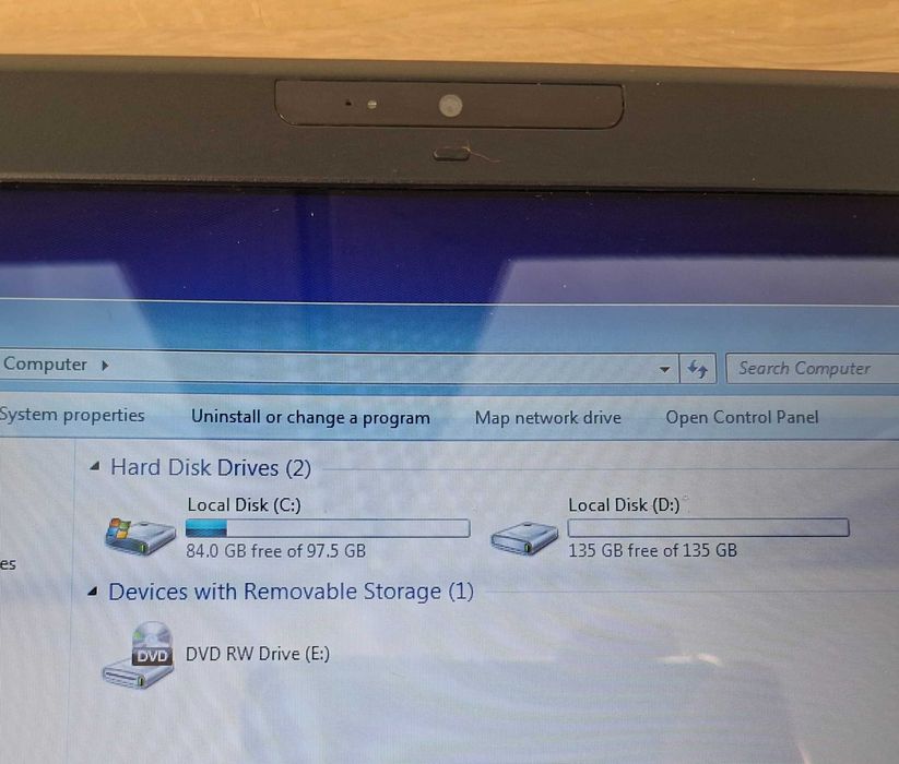 Laptop Toshiba - defect