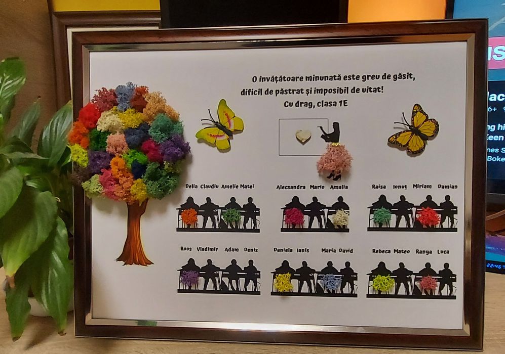 Cadouri pentru doamnele învățătoare, educatoare, diriginte