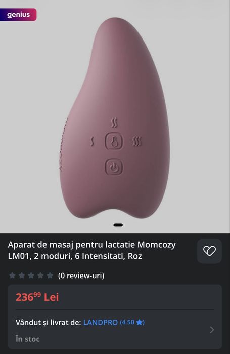 Aparat de masaj pentru lactatie Momcozy