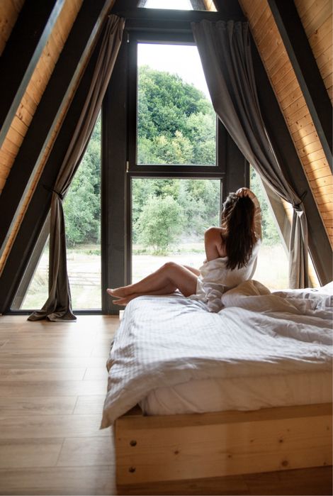 Cabana A-frame Valea Drăganului cu ciubăr