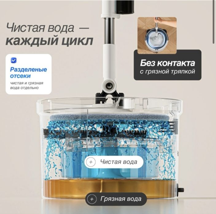 Умная швабра homefelt