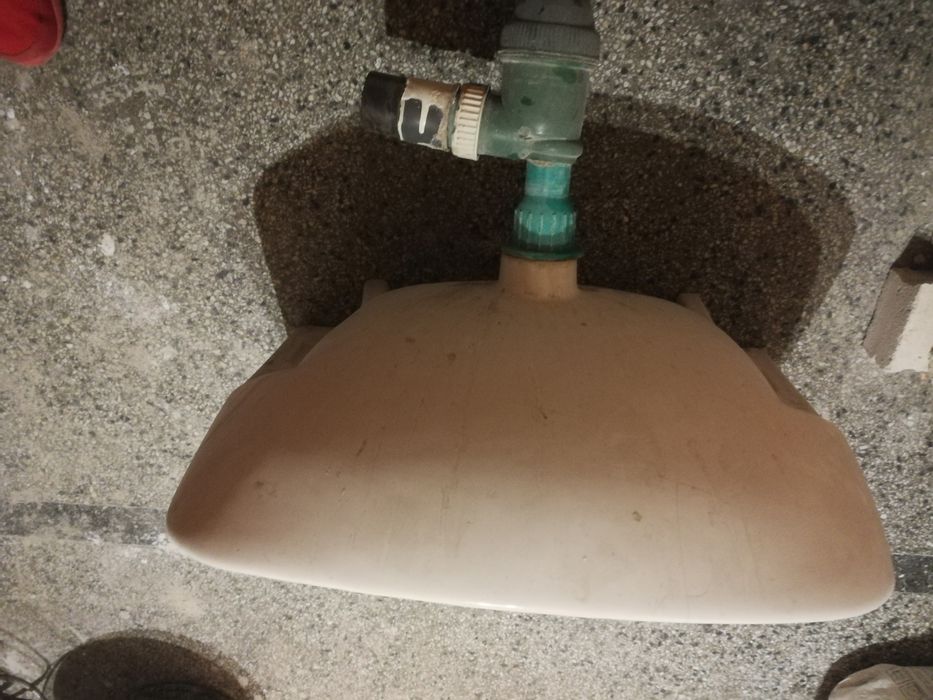 Бяла Порцеланова Мивка Ш55 Д44