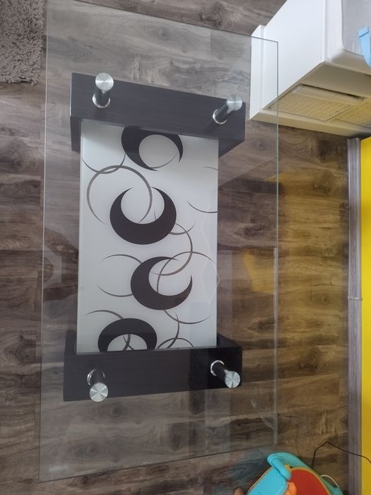 Masuta de sticla măsuță de sufragerie măsură de cafea