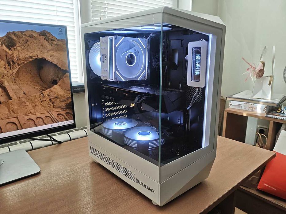 Геймърски компютър, Ryzen 7500F, Rtx 3060Ti, 1tb Nvme, 16gb DDR5