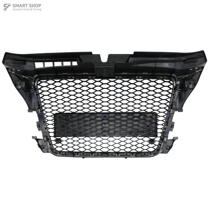 Grila Centrala Audi A3 8P Facelift (2007-2012) RS Design Negru Lucios