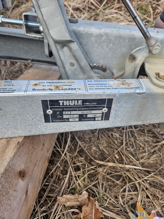 Remorca Thule 1000kg