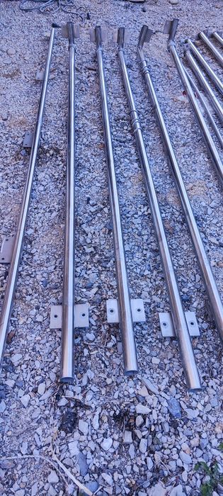 Навес от неръждаеми тръби инокс