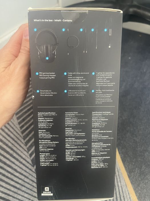 Logitech G pro накшника