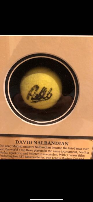 Minge tenis semnata David Nalbandian