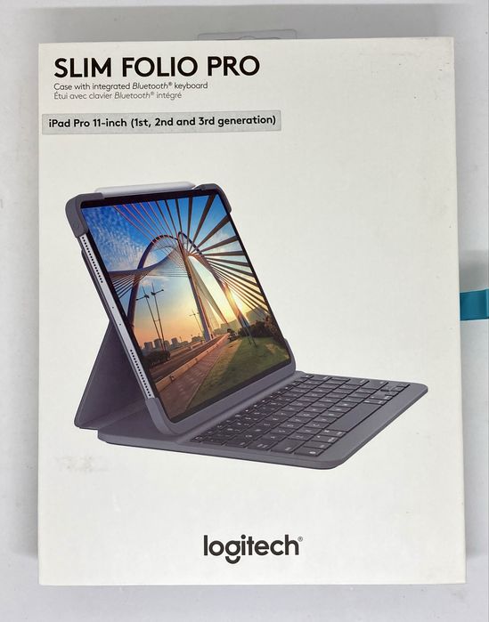 Husa + Tastatura Logitech Slim Folio Pro 11 inch