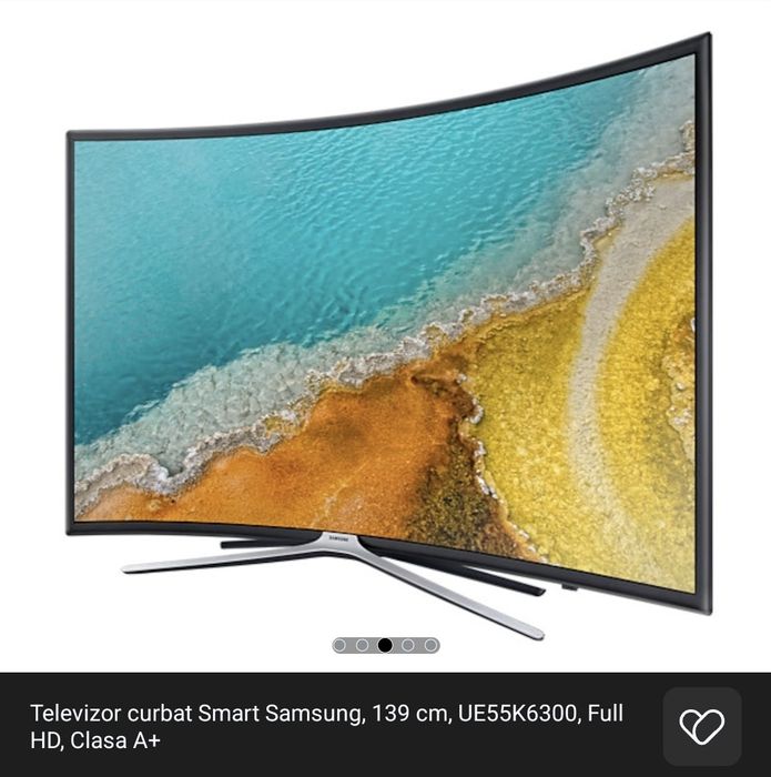 Smart Tv Samsung 139cm curbat