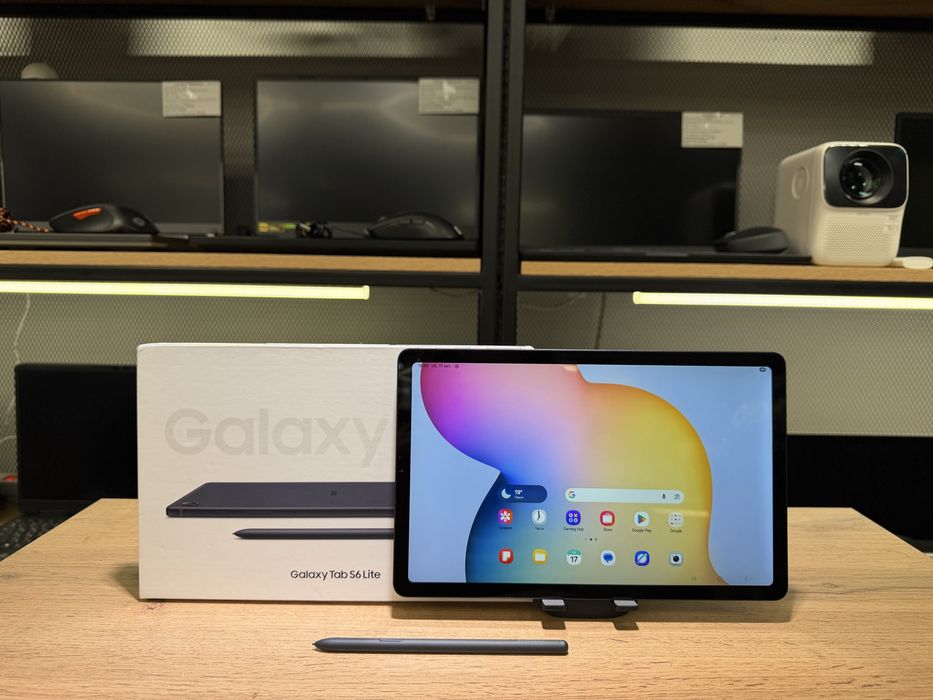 Планшет Samsung Tab S6 Lite, 4/128 GB, стилус, коробка, 2568/А10
