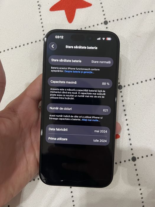 iPhone 15 pro stare foarte bună