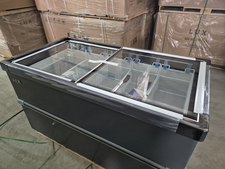 Морозильник для магазин овальный