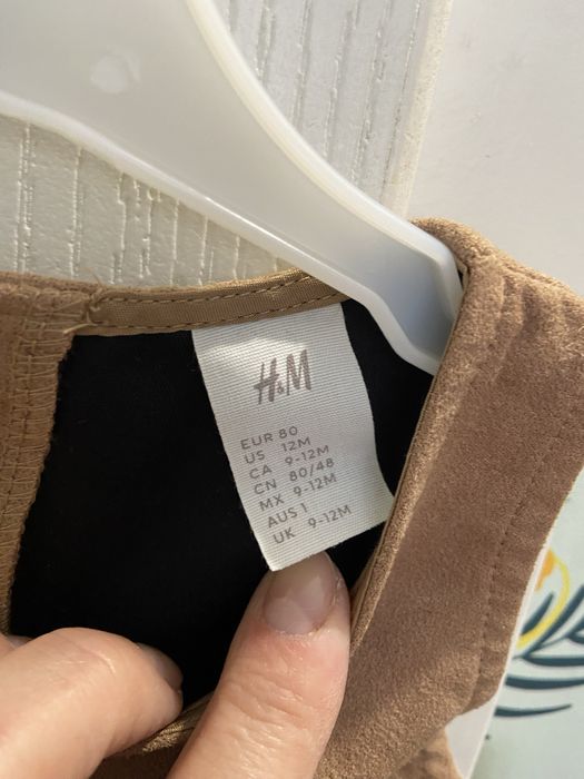 Rochie copii, piele intoarsa