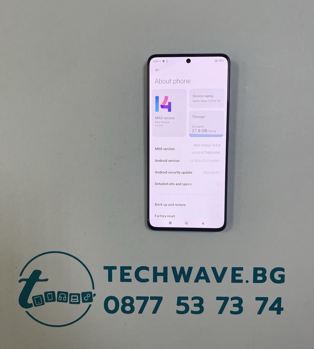 Xiaomi Redmi Note 13 Pro 5G 256GB Midnight Black