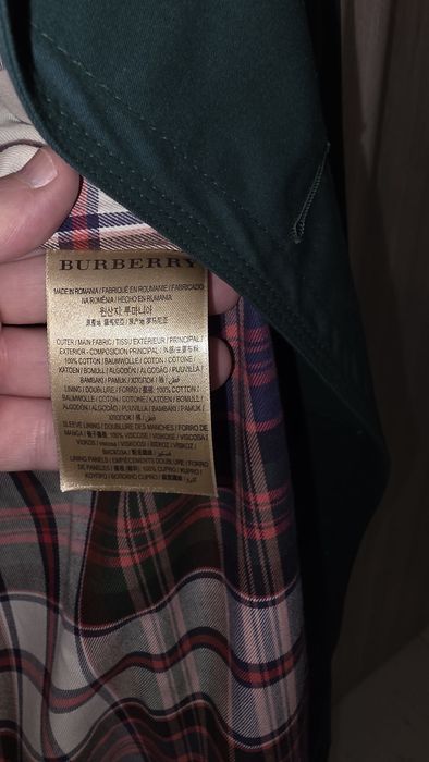 Burberry Pardesiu bărbătesc 100% original