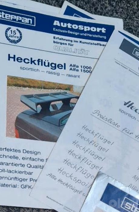 Спойлер STEPPAN Autosport Turbo GT Heckflugel Germany