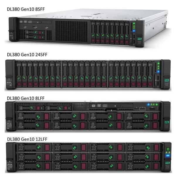 HPE ProLiant DL380 Gen10 Form Factor Rack (2U) 8SFF