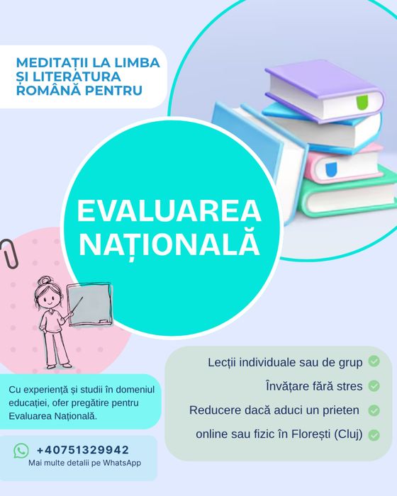Meditații la lb. română - EVALUAREA NAȚIONALĂ