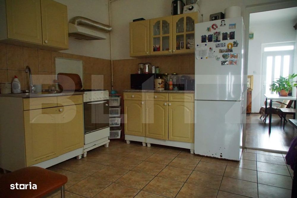 Liniste, spatiu -casa primitoare cu curte mare, gata de mutare, in Cam