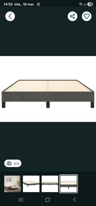 Cadru de pat 140/200 pret 300 lei
