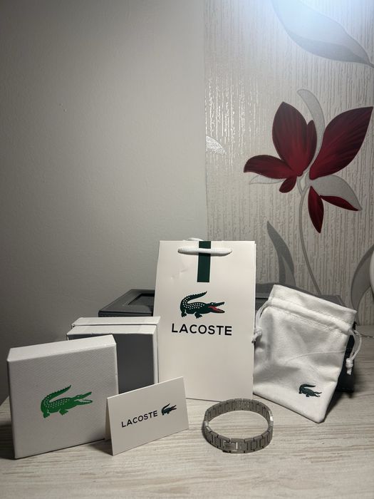 Brățară Lacoste Silver – Model Elegant | Full Box