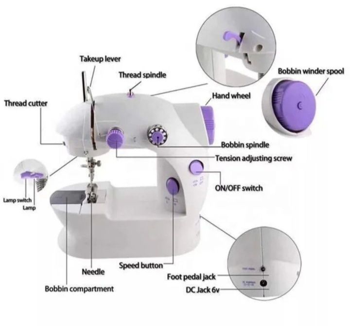 Мини швейная машинка