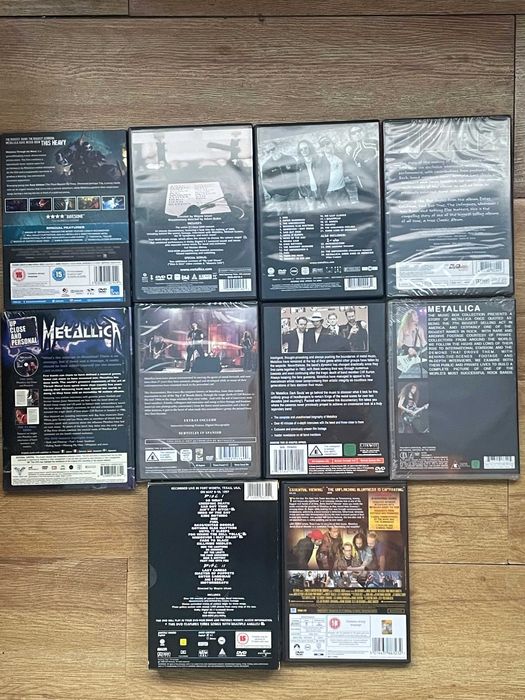 Colectie 10 dvd-uri METALLICA