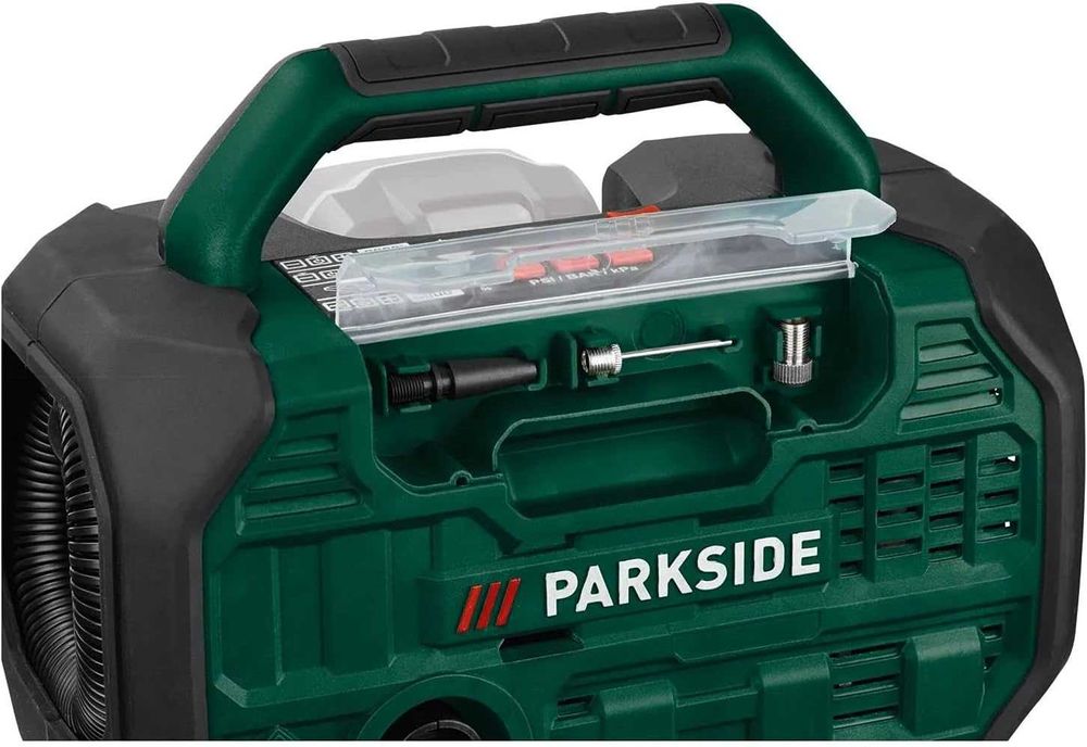 Pompă auto de aer cu compresor Parkside