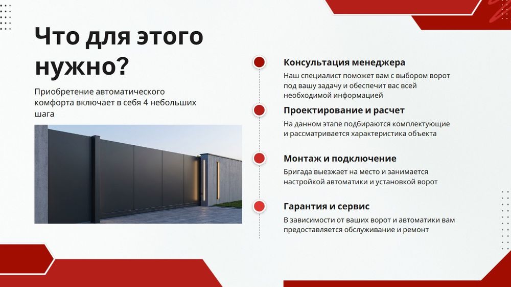 Автоматические ворота от производителя