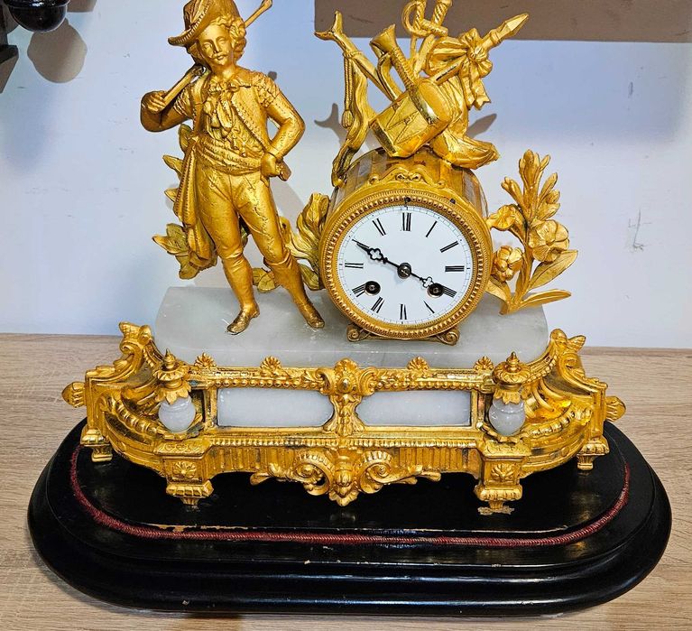 Ceas de semineu cu pendul  anii 1870 - 1880