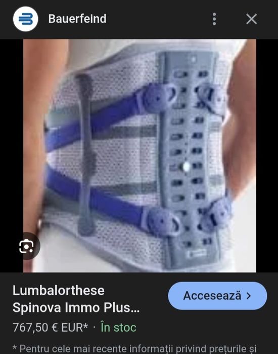 Orteza lombara,multifuncțională,Bauerfeind/Germania/6