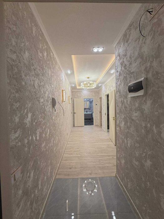 3-х комнатная 68кв.м. 8 этаж-Евроремонт, Новостройка, Водник, ул.Рохат