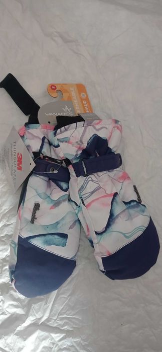 Нови топли ръкавици за ски и сноуборд WANABEE лапа