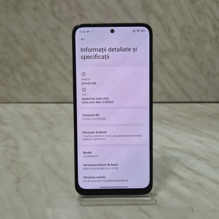 Telefon Xiaomi Redmi 12s Negru 256GB cu 8gb Zeus Amanet Rahova 34013