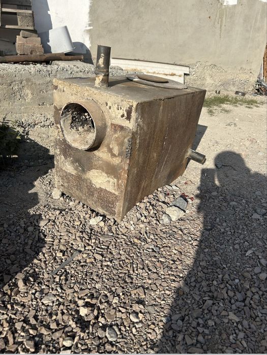 Печь на твердом топливн