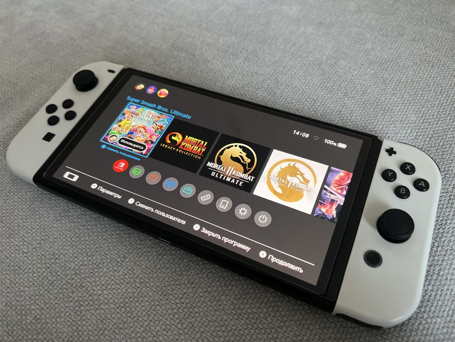 Прошитый Nintendo Switch Oled 256GB