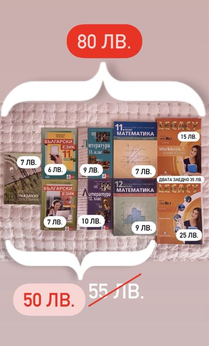 Учебници за 11 и 12 клас ООП