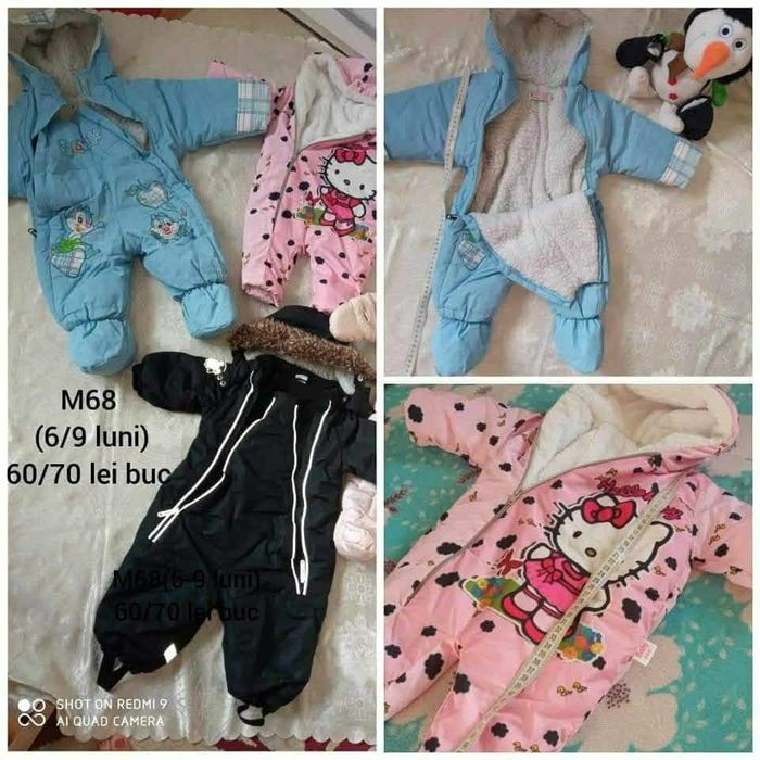 Tinuta completa iarna bebelusi 6-12 luni