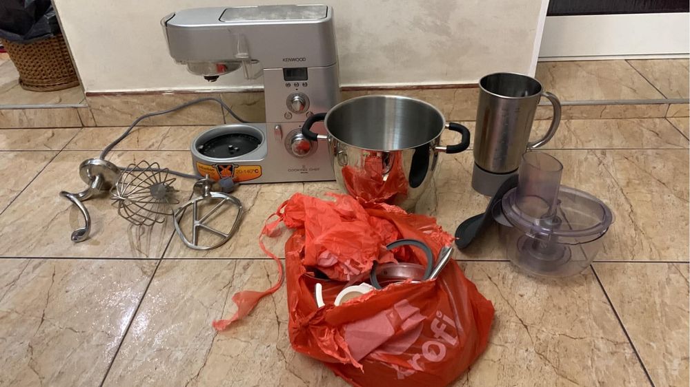 Robot de bucătărie profesional Kenwood Cooking Chef (Gătit cu Inducție) + Accesorii complete