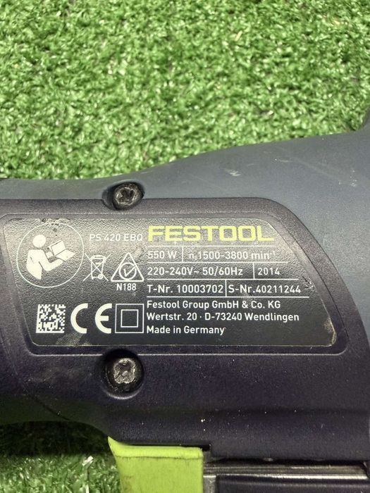 Зеге на Festool PS 420 EBQ с регулаж на оборотите