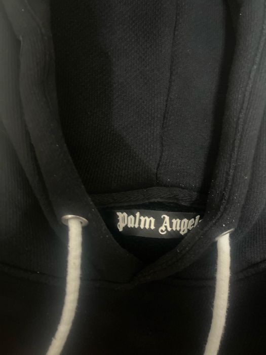 Palm angels green spray hoodie