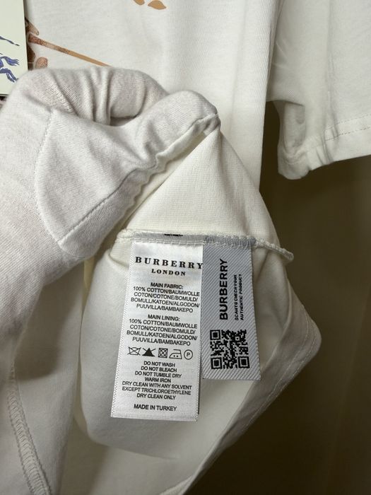 Tricou Burberry - EKD Ombré cotton t-shirt