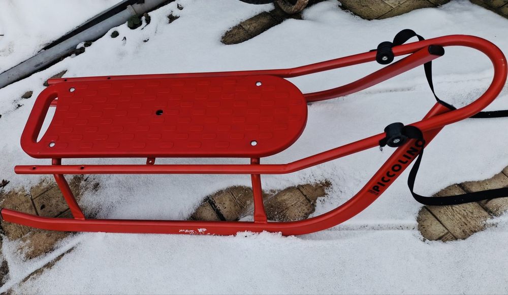 Sanie piccolino cu maner si sac detasabil