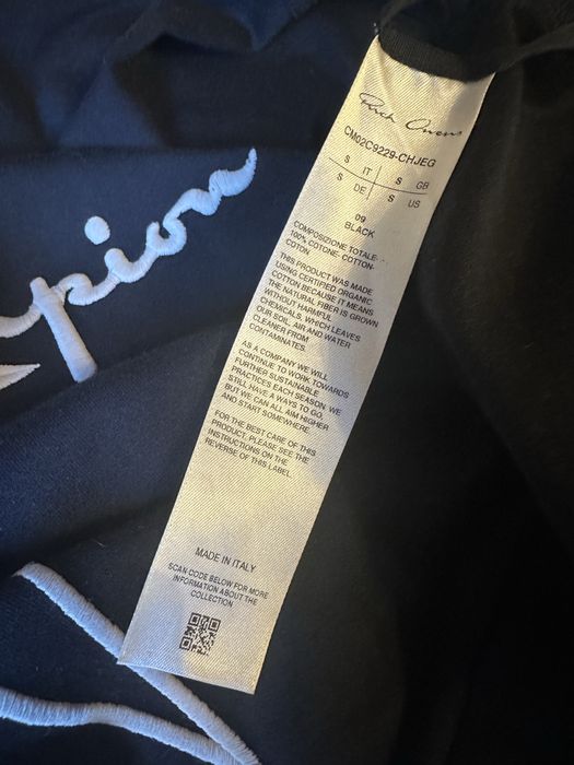 Tricou Rick Owens x Champion