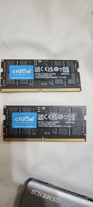 32 GB DDR 5 5600 Crucial