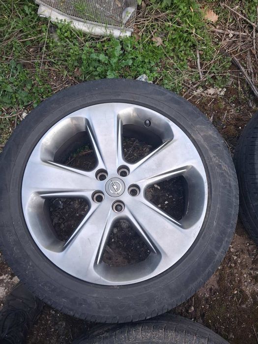 Ляти джанти 18ки с летни гуми Опел мола оригинални Opel moka