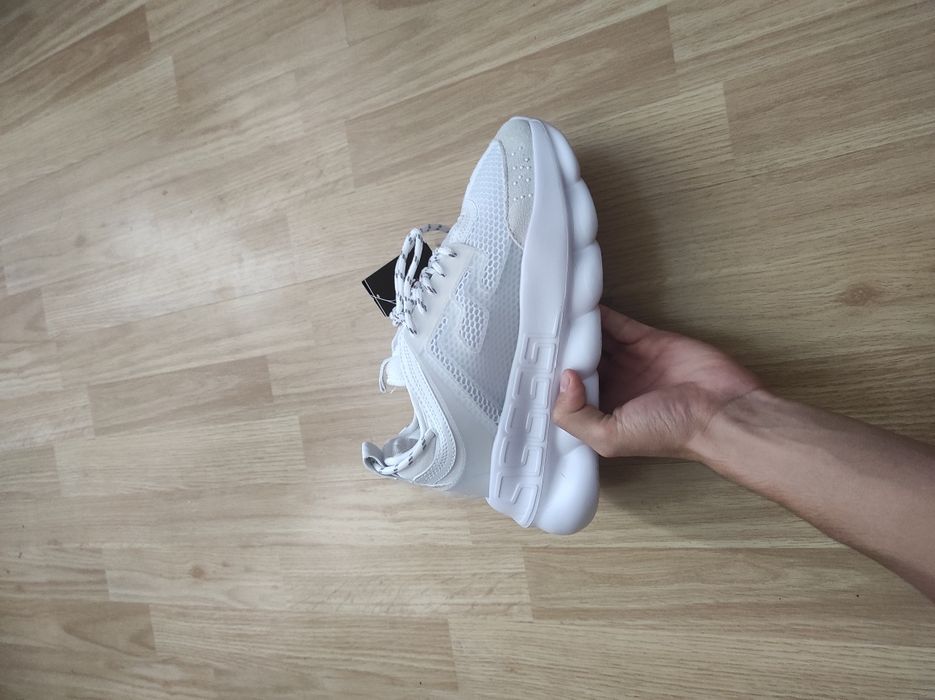 Versace chain reaction triple white