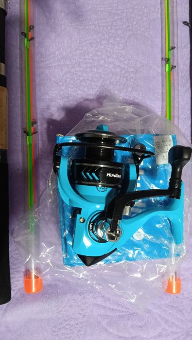 Комплект от въдици и макари за риболов на фидер